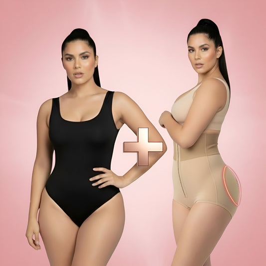 PACK SCULPTING FIGURISSE (BODY MOLDEADOR + CALZÓN FAJA LEVANTA GLÚTEOS)